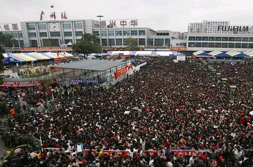 中国一年一度的春运 中国一年一度的春运