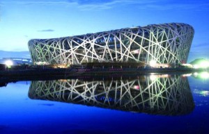 印度人在北京旅游:鸟巢 印度人在北京旅游:鸟巢