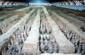 印度人参观秦始皇陵兵马俑 印度人参观秦始皇陵兵马俑