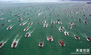 东海休渔期结束,万船齐发出海打渔,千船前往钓鱼岛海域 东海休渔期结束,万船齐发出海打渔,千船前往钓鱼岛海域